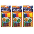 Creativity Street Watercolor Wands with Paint, 8 Assorted Colors Per Pack, 24PK 5960